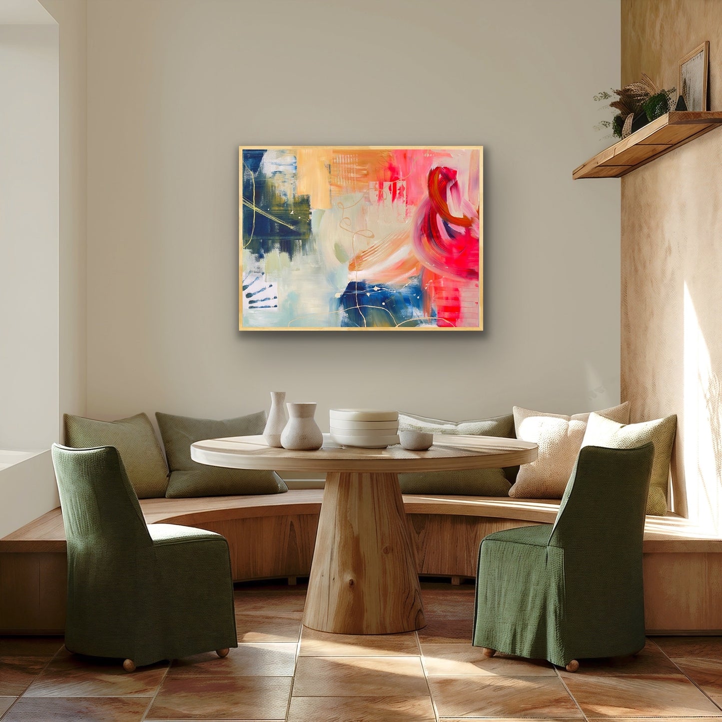 Red Moon Rising Canvas Print