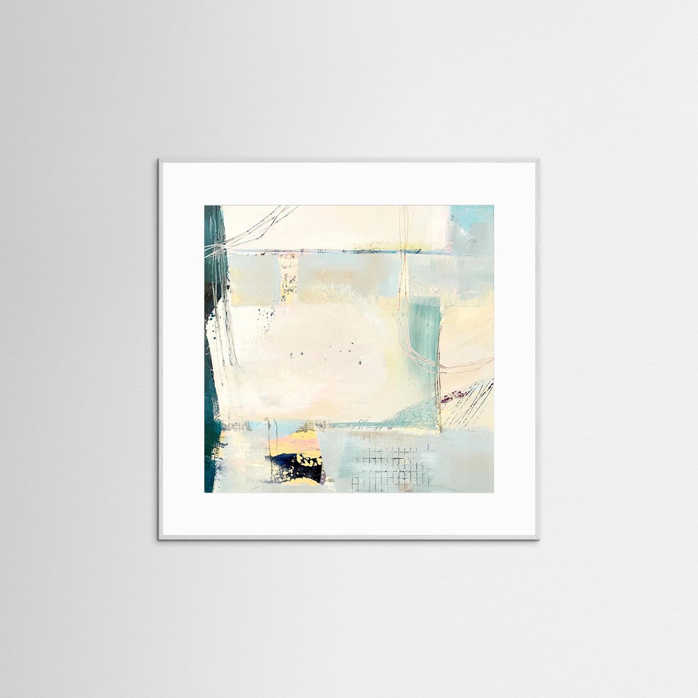 'Harbour' Framed Art Print on Paper