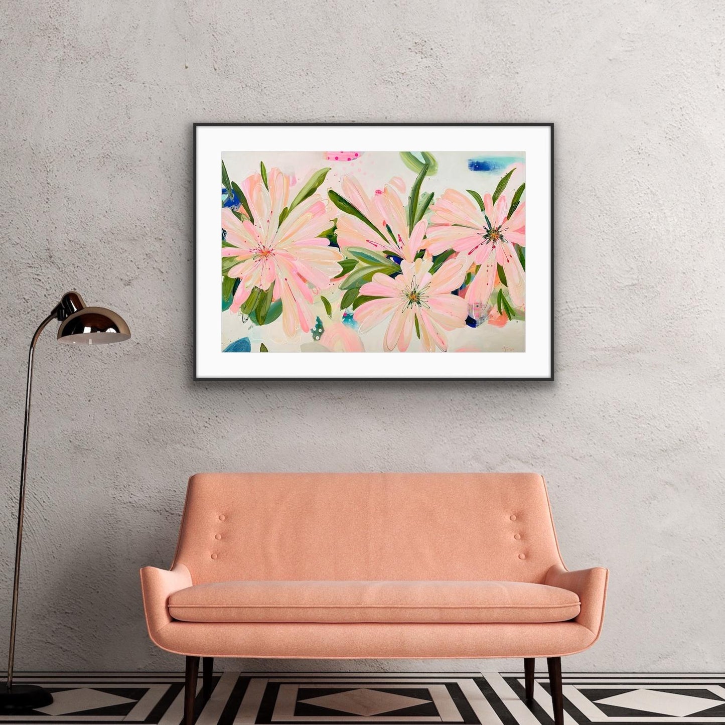 'Bellini Blooms' Art Print on Paper