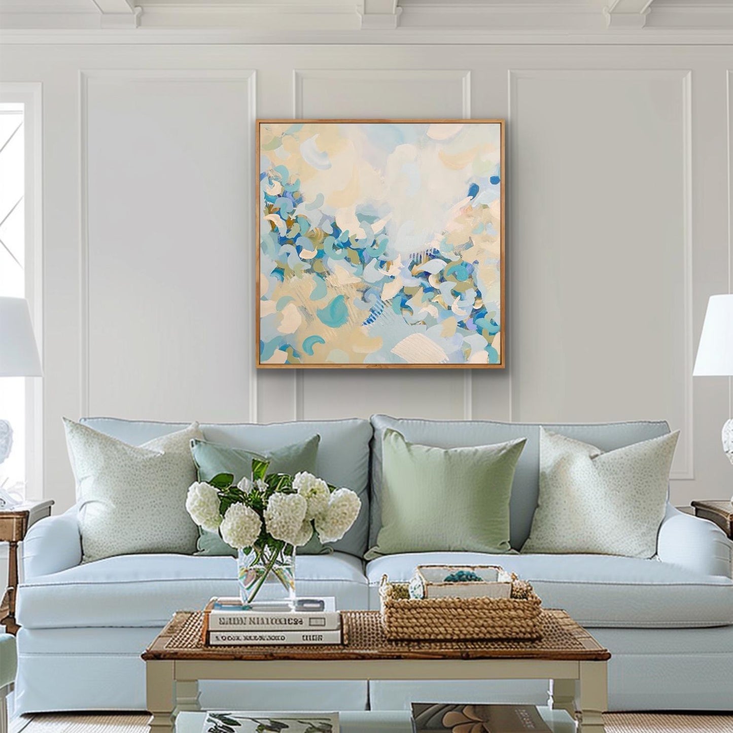 Blue Blossom Canvas Art Print