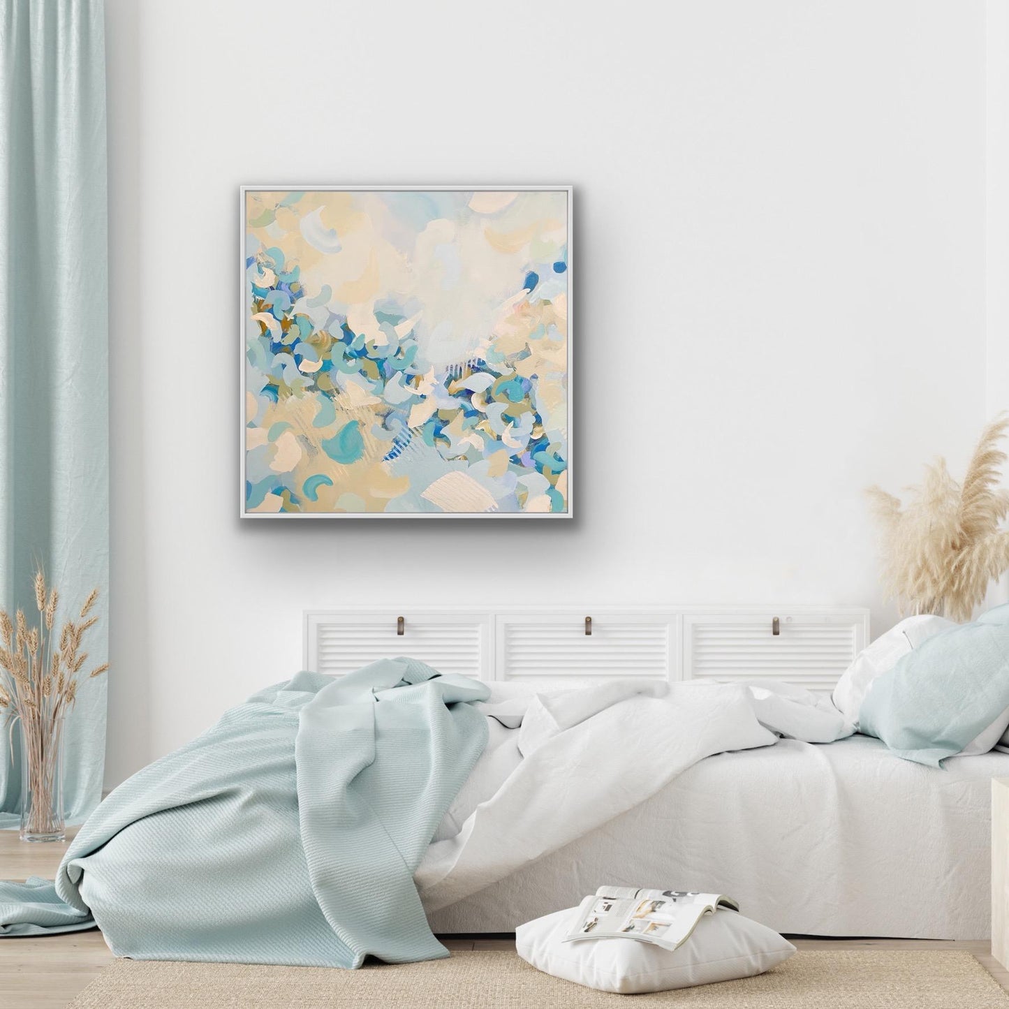 Blue Blossom Canvas Art Print