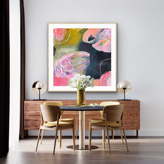 Bubblegum Framed Art Print on Paper