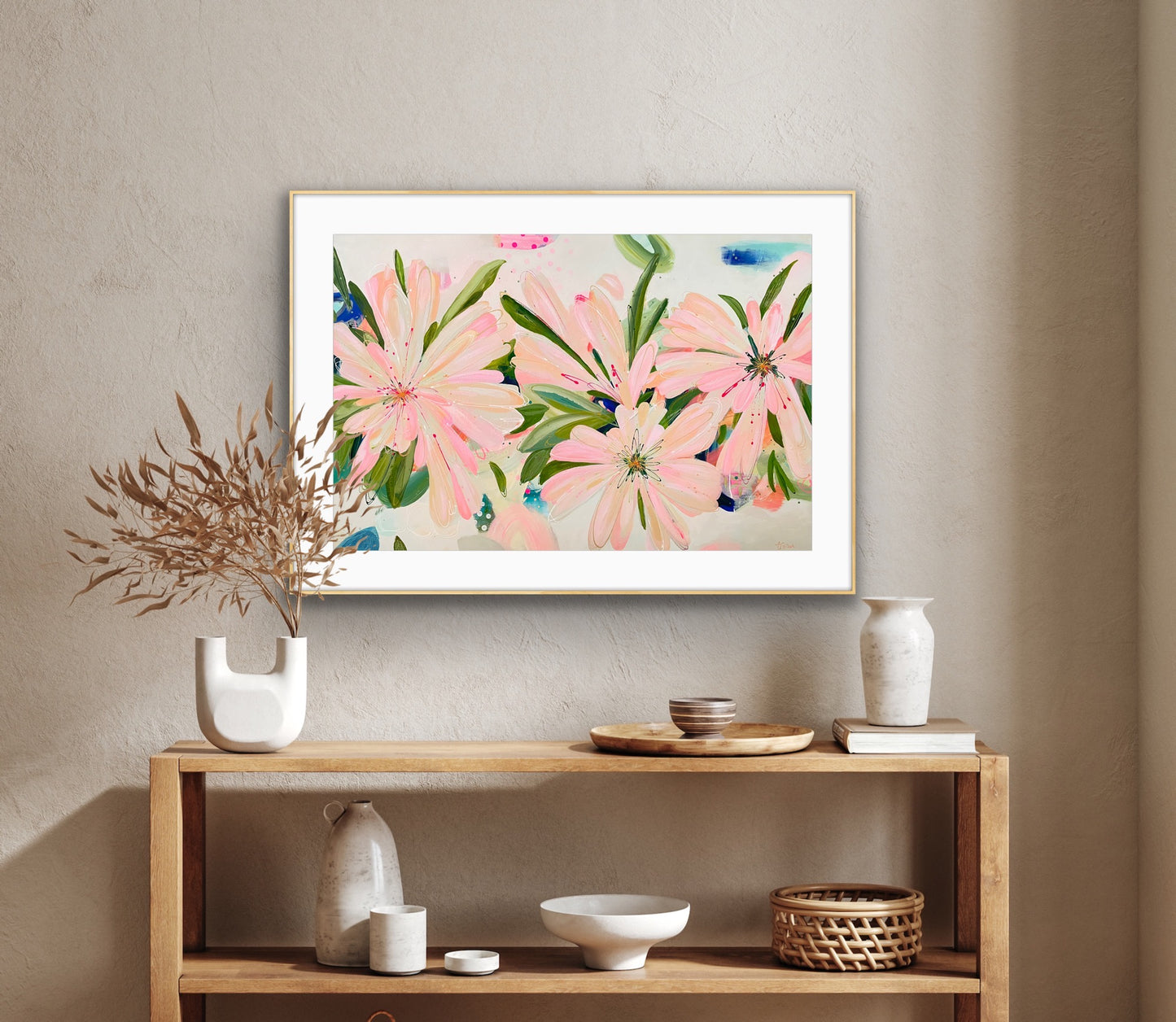 'Bellini Blooms' Art Print on Paper
