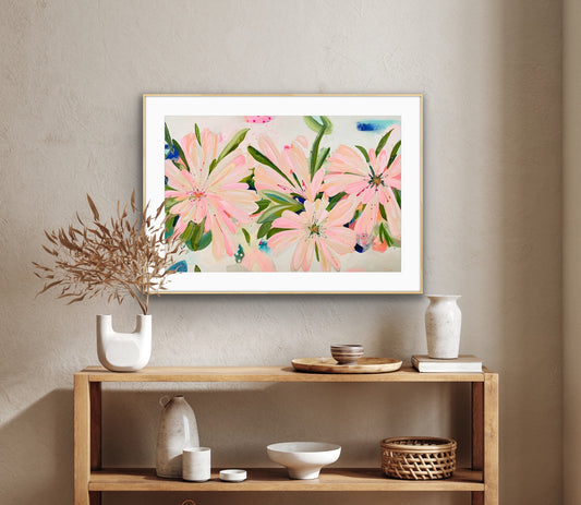 'Bellini Blooms' Art Print on Paper