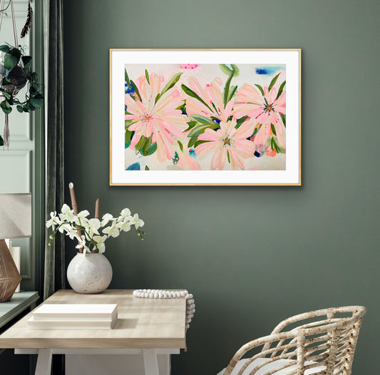 'Bellini Blooms' Art Print on Paper