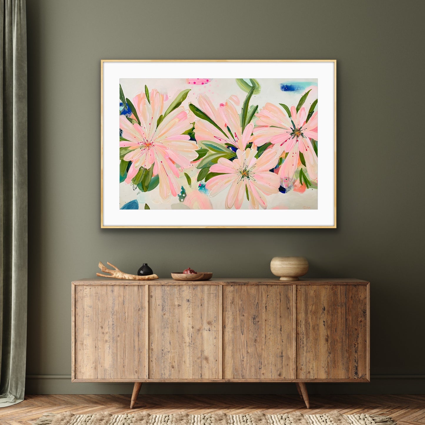 'Bellini Blooms' Art Print on Paper