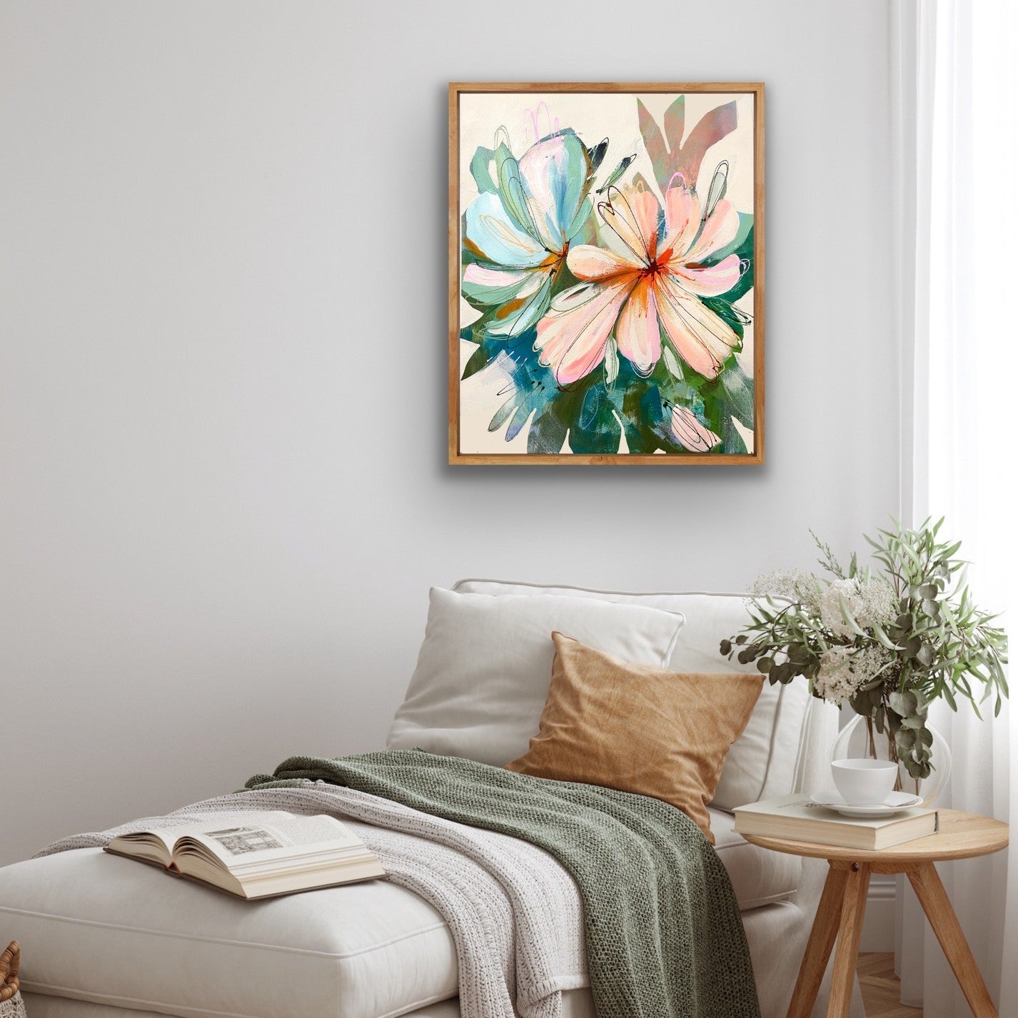 Peach Perfect Canvas Art Print