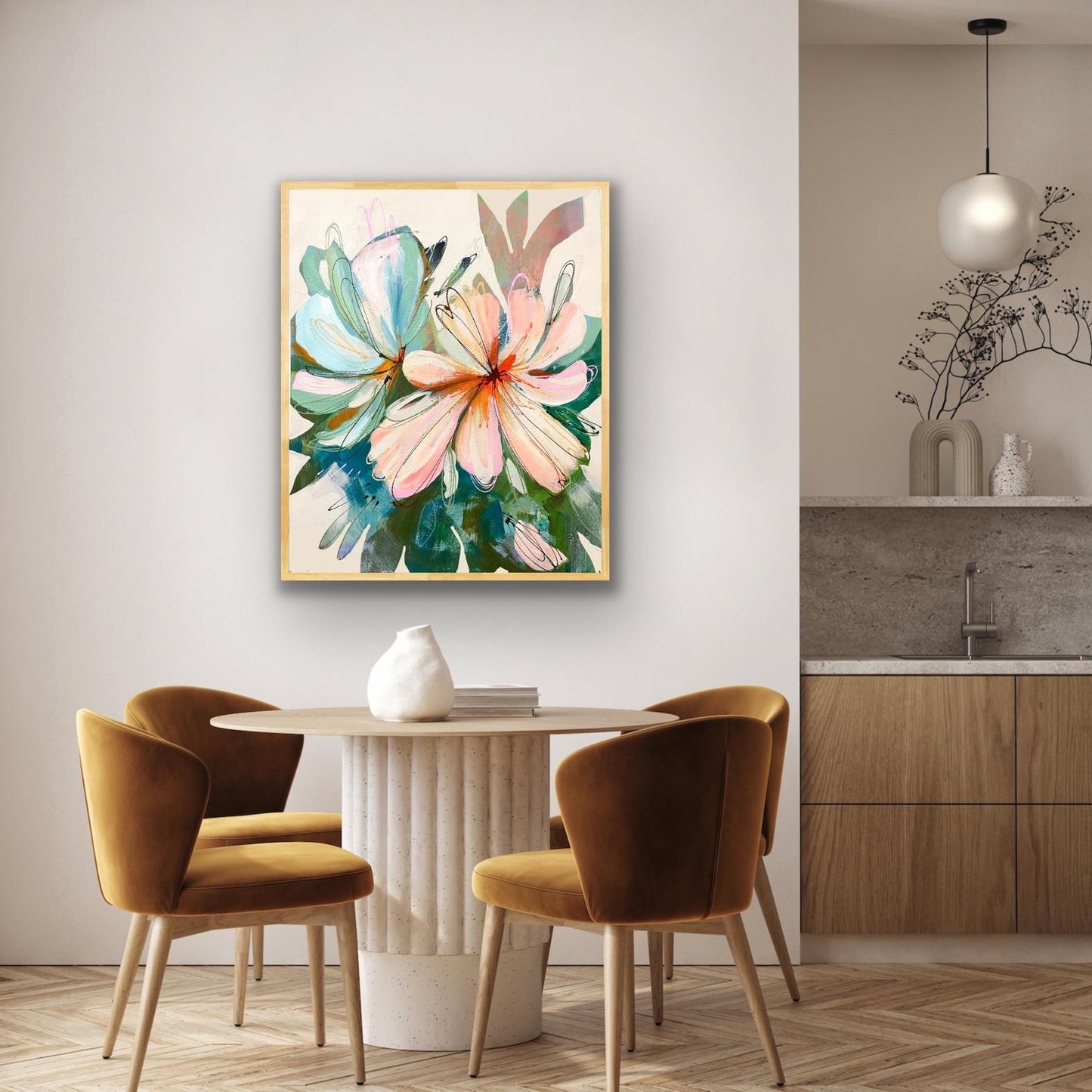 Peach Perfect Canvas Art Print