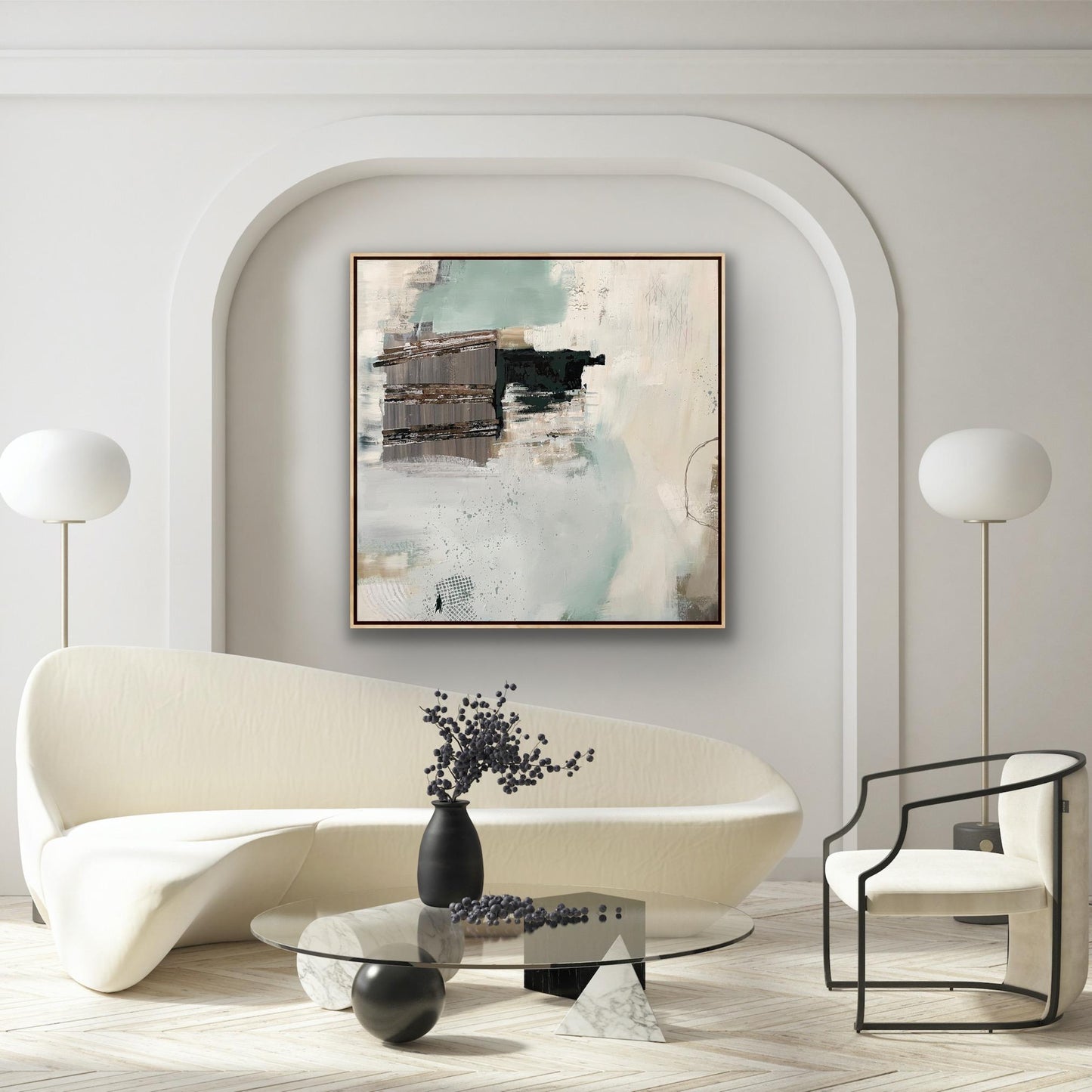 Seafoam's Echo Canvas Print