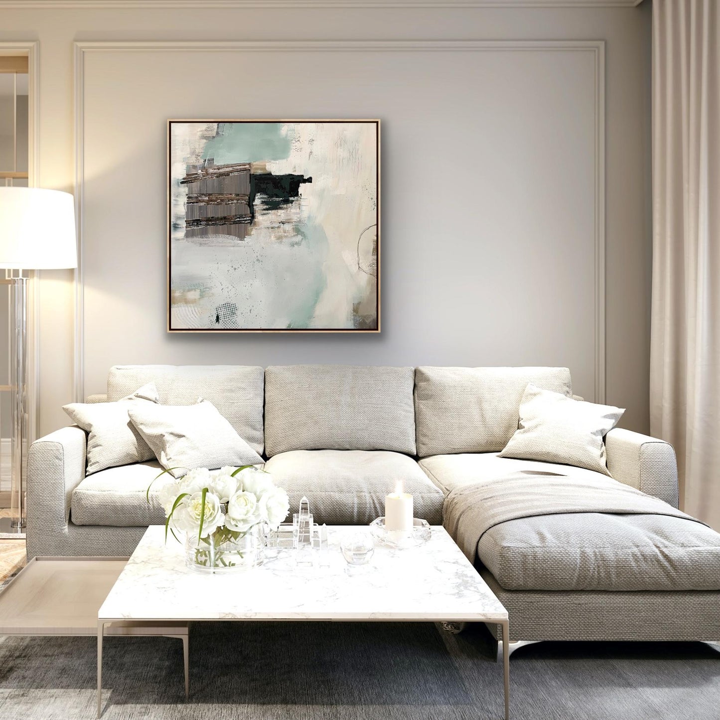 Seafoam's Echo Canvas Print