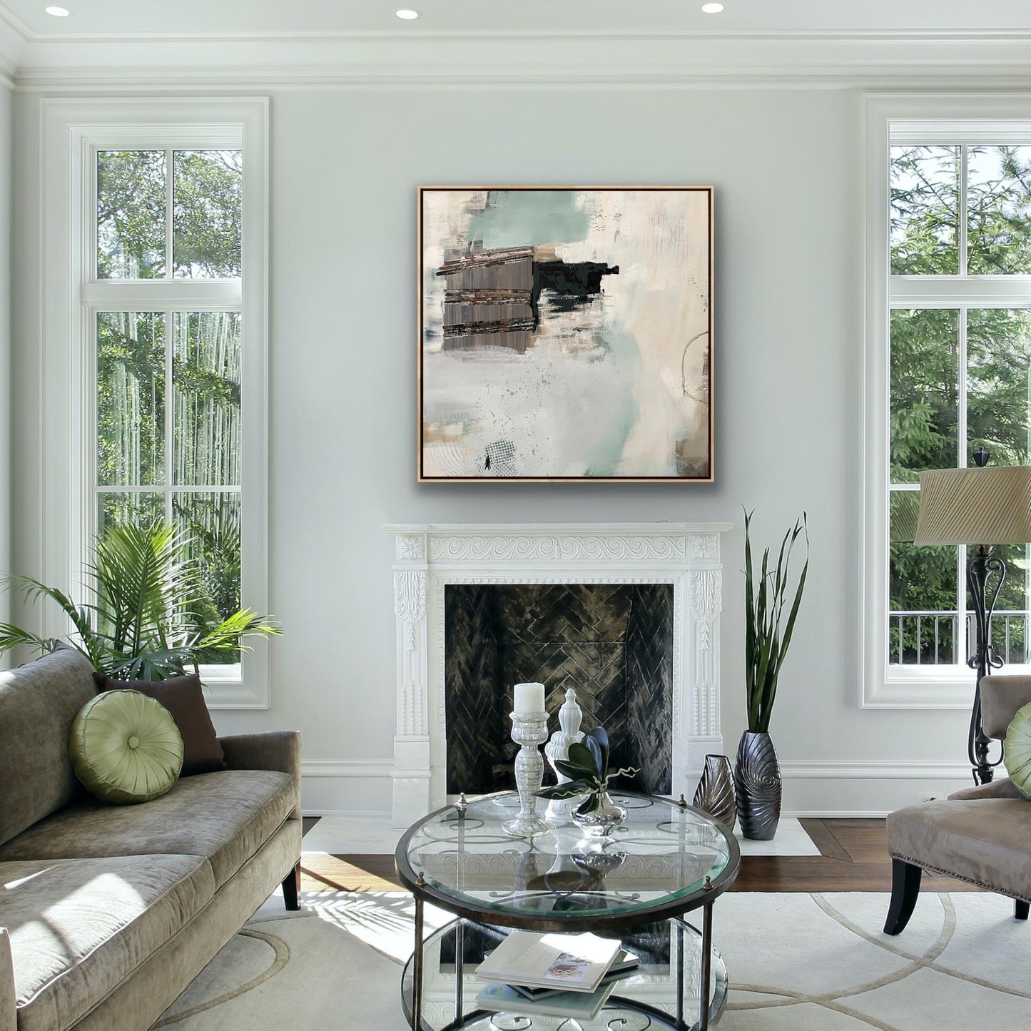 Seafoam's Echo Canvas Print