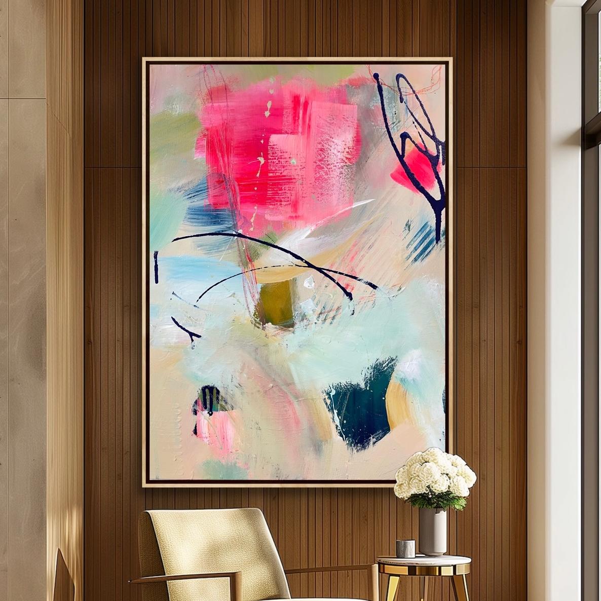 'Unexpected Arrival' Canvas Art Print (vertical)
