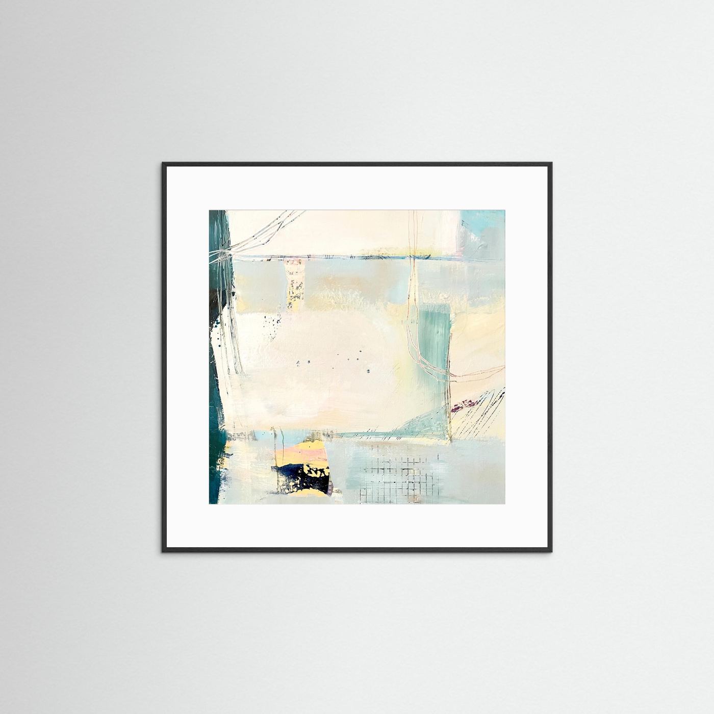'Harbour' Framed Art Print on Paper