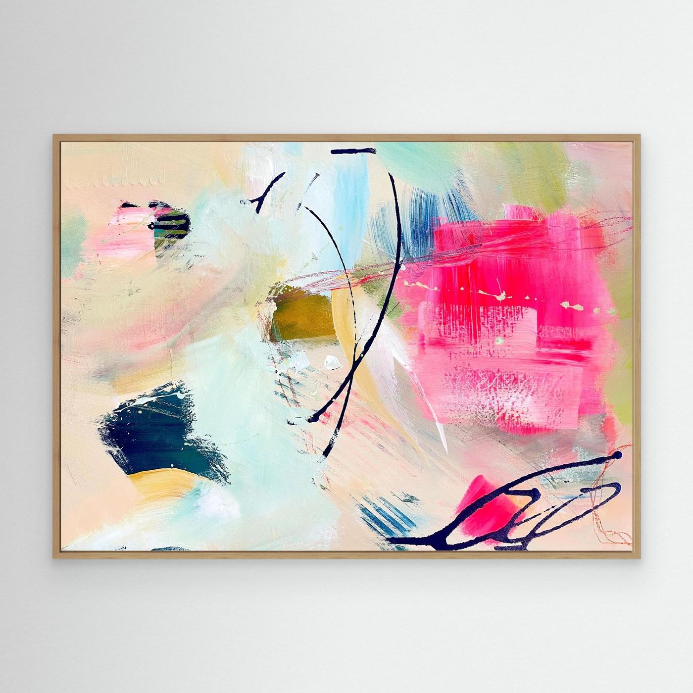 'Unexpected Arrival' Canvas Art Print (horizontal)