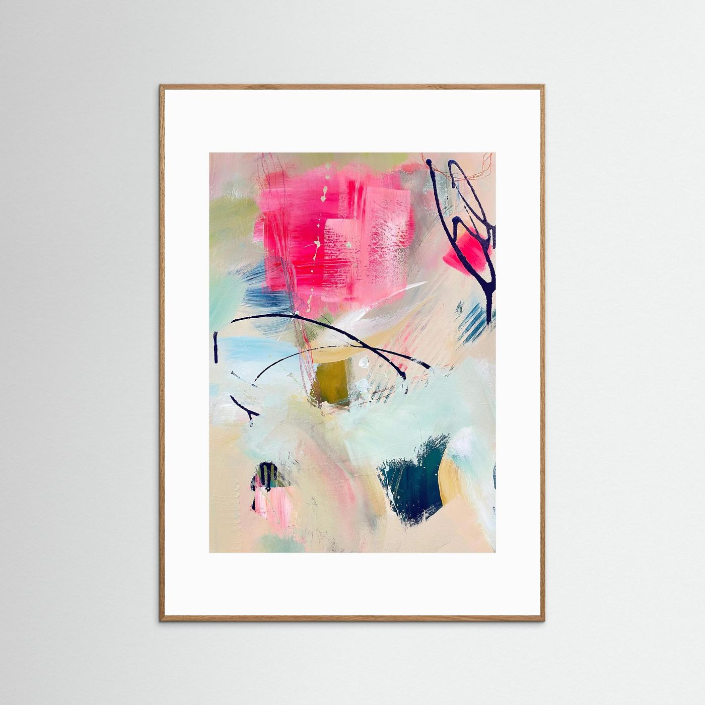 'Unexpected Arrival' Framed Art Print on Paper
