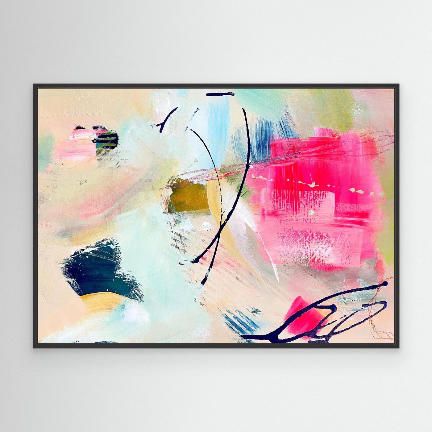 'Unexpected Arrival' Canvas Art Print (horizontal)