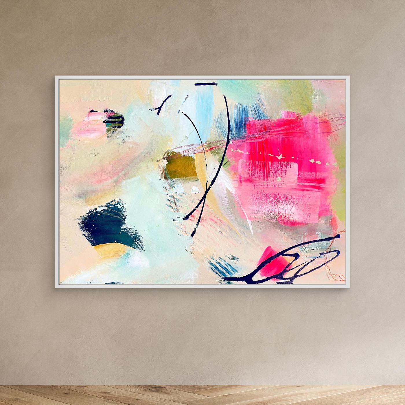 'Unexpected Arrival' Canvas Art Print (horizontal)