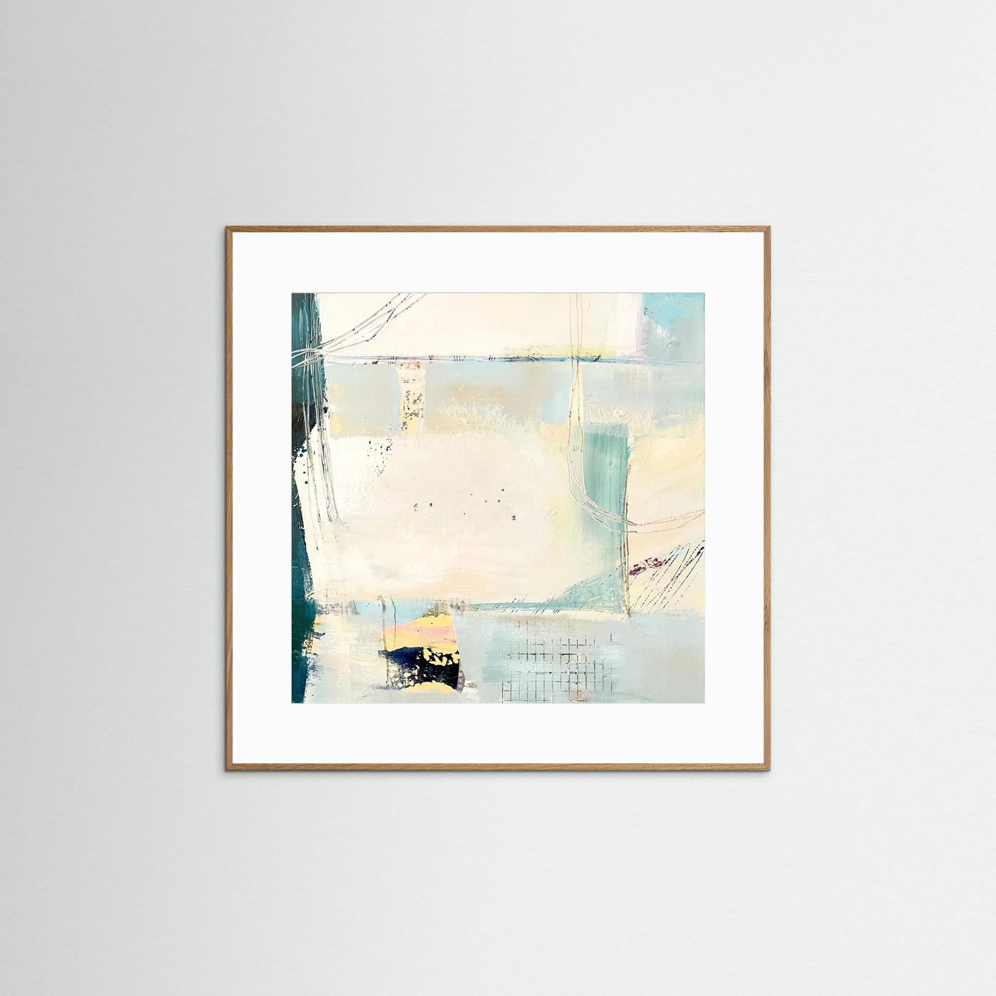 'Harbour' Framed Art Print on Paper