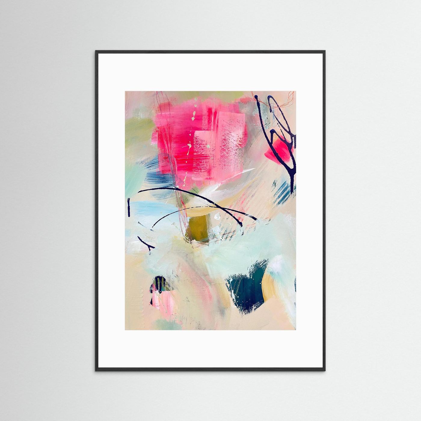 'Unexpected Arrival' Framed Art Print on Paper
