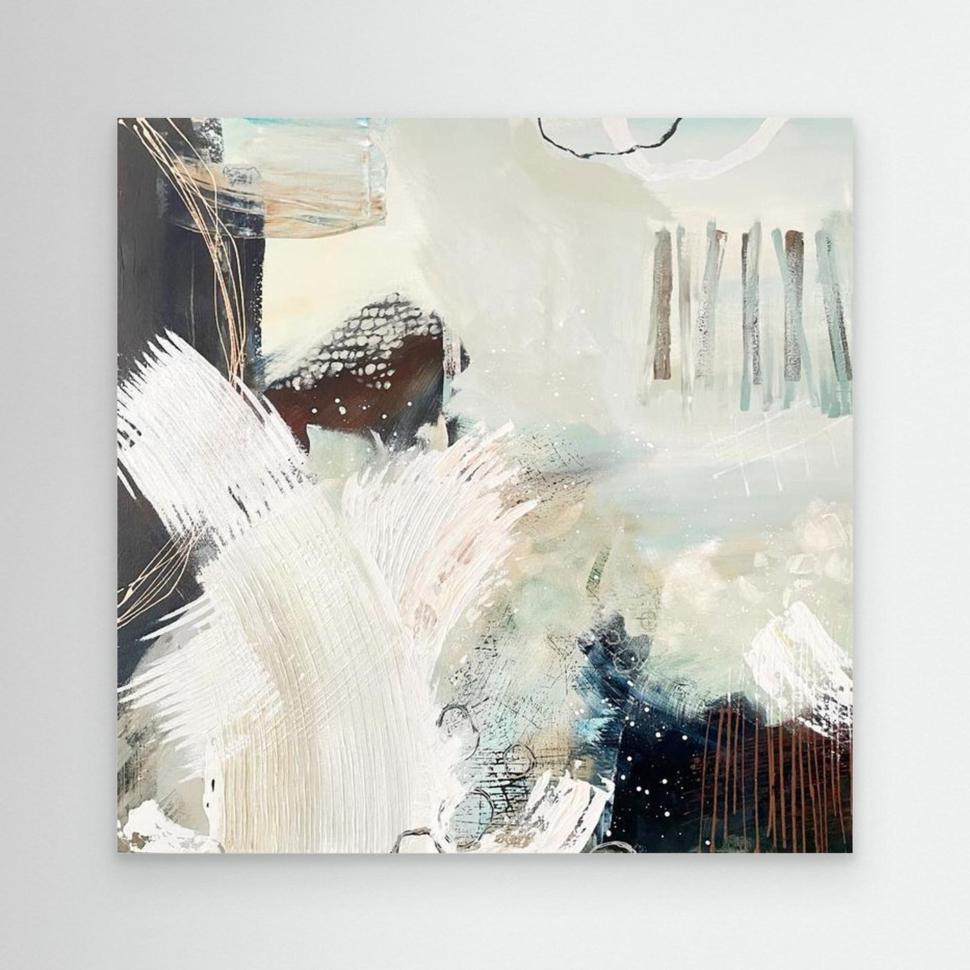 Siren's Swell Art Print on Canvas